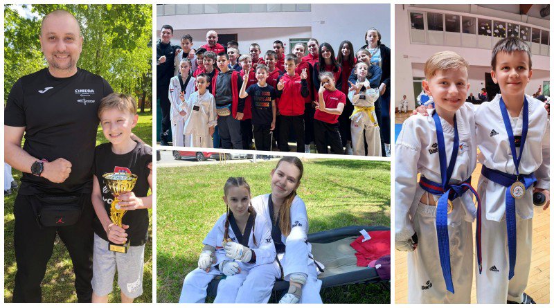 Fotografija: Golem uspjeh Bjelovarčana u Novskoj/Foto: Taekwondo klub Omega