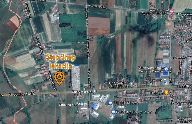 Lokacija budućeg Stop Shopa u Daruvaru/Foto: Peris
