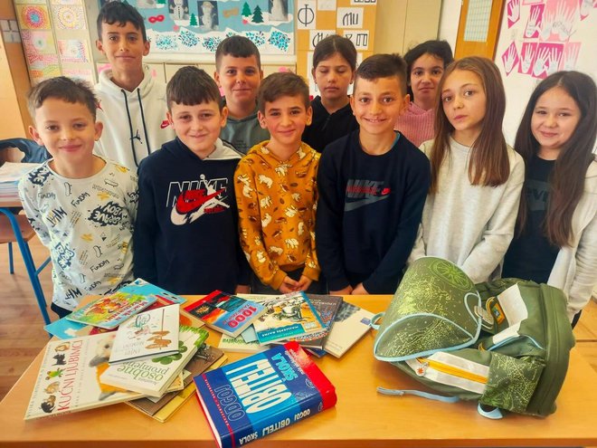 Učenici u Velikim Bastajima od malih nogu razvijaju ljubav prema čitanju/Foto: Željka Kollert