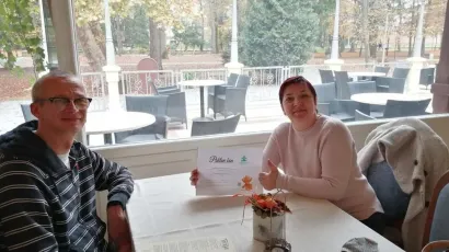 Dobitnici prvog kola nagradne igre Restorana Terasa Danijela Ljutak Jureković i Goran Jureković / Foto: Restoran Terasa
