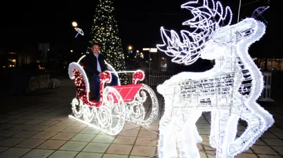 Sobovi i saonice sjajno izgledaju kada padne mrak/Foto: MojPortal.hr