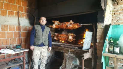 Korneliju Ivanoviću ovogodišnji Tucindan nikako nije po volji. Kaže da nije očekivao da će mu danas doći puno ljudi, ali se iznenadio što mu nije došao baš nitko/Foto: Privatni album