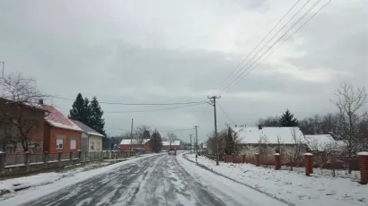 Cesta Daruvar - Končanica snimljena ujutro oko 8 sati/Foto: MojPortal