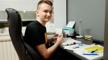 Državni prvak iz kemije Dejan Tomić (16) mašta o tome da upiše kemiju na zagrebačkom PMF-u / Foto: Deni Marčinković
