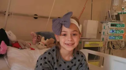 Lucija Šuvaković (7) iz Vinkovaca ima akutnu mijeloičnu leukemiju i hitno joj je potrebna koštana srž kako bi preživjela/Foto: Privatni album