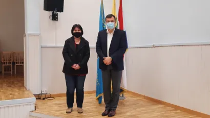 Damir Bajs i predsjednica novog siračkog ogranka njegove stranke Damir Bajs Nezavisna lista, Stanka Kreuzer/Foto: Damir Bajs Nezavisna lista