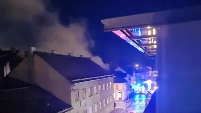 Snimka požara koju nam je poslao čitatelj iz Bjelovara