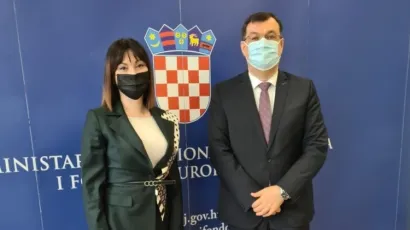 Ministrica Natašom Tramišak i župan Damir Bajs