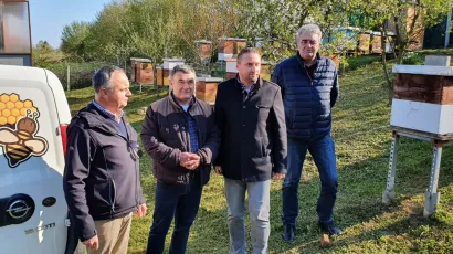 Goran Pranjić, Zlatko Milovac, Igor Brajdić i Miroslav Šmit/ Foto: Grad Bjelovar