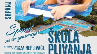 Plakat za školu plivanja