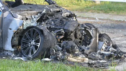 BMW je cijeli izgorio, a šteta je 60.000 kuna/Foto: Damir Krajac/CROPIX (ilustracija)