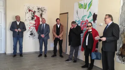 O važnosti rada Ede Murtića kao i o njemu kao iznimnom čovjeku govorio je akademik Neidhardt/Foto: Martina Čapo
