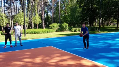 Na novoj podlozi okušao se i gradonačelnik Hrebak/ Foto: Deni Marčinković