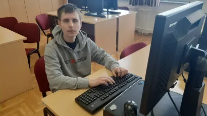 Mjesecima unaprijed Viktor se vrijedno i marljivo pripremao za natjecanje, što je rezultiralo odličnim sedmim mjestom/Foto: Vladimir Štefanec