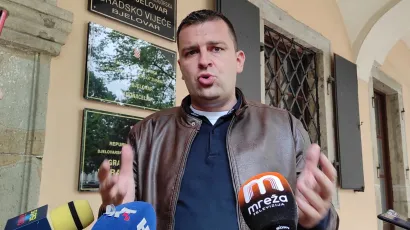 Gradonačelnik Dario Hrebak pohvalio se kako je on itekako zaslužan što napokon brza cesta stiže do Bjelovara/Foto: Martina Čapo