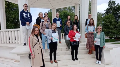 Polaznici Nastavnog programa Internet marketinga s diplomama/ Foto: Deni Marčinković