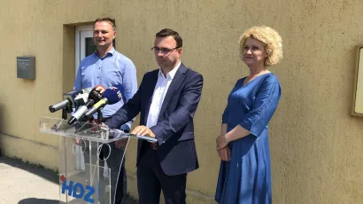 Marko Marušić, Silvestar Štefović i Marija Jungić/ Foto: Branka Sobodić