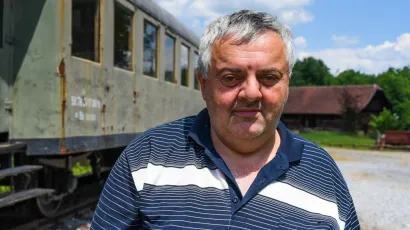 Predrag Kojadinović tvrdi da nije ukrao Čazmatransov autobus u Velikim Sredicama kod Bjelovara/ Foto: Marko Lovrić