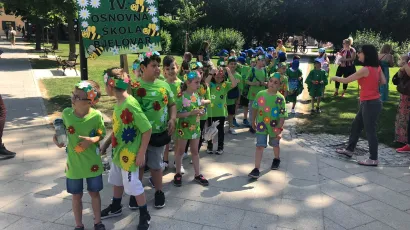 Na Cvjetnom korzu sudjelovala je i IV. OŠ Bjelovar/Foto: MojPortal.hr