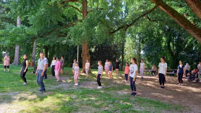 Nakon što je krenula i muzika, ples je odmah bio lakši/Foto: Daria Marković