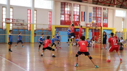 Uzbudljiva igra mladih odbojkaša/Foto: Daria Marković