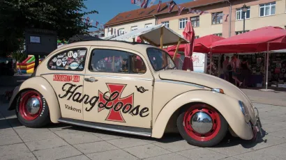 Ovako je izgledao izloženi auto 2019. godine na Rockabilly festivalu u Daruvaru/Foto: Two days - Rockabilly plays