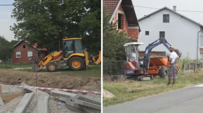 Na lipičkom području u tijeku su radovi na izgradnji autobusnih stajališta i pješačkih staza/Foto: Compas.hr