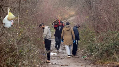 Migranti su prije tjedan dana sudjelovali u prometnoj nesreći na području Pakraca/Foto: Mario Pušić/CROPIX (ilustracija)

