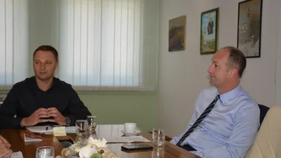 Bjelovarsko-bilogorski župan Marko Marušić i ravnatelj HZMO-a Ivan Serdar/Foto: BBŽ