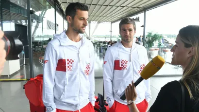 Tenisači Nikola Mektić, Mate Pavić izborili finale koje igraju s Dodigom i Čilićem/Foto: Goran Mehkek/CROPIX