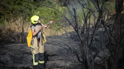 Bakica u Velikom Grđavcu zapalila susjedov štagalj. Izgorjeli rog, daske i nosivi stup/Foto: Ante Cizmic/CROPIX (ilustracija)