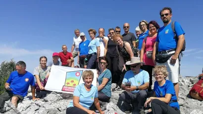 Zajednička fotografija u Gorskom kotaru, na Zagradskom vrhu/Foto: Vera Pauška