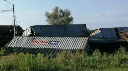 Vagoni su razbacani 15 metara s obje strane pruge/Foto: Marija Miklošić