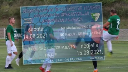 "Memorijalni turnir hrvatskih branitelja Pakrac – Lipik" igra se na gradskom stadionu u Pakracu/Foto: Pakrački list