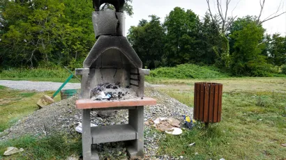 Oštećeni roštilj/Foto: MojPortal.hr