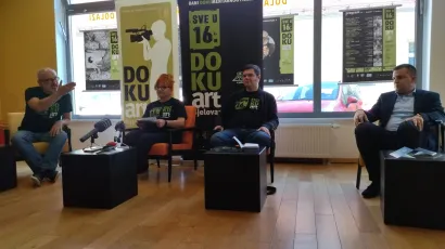 Denis Hladiš, Rada Šešić, Stjepko Gambiroža i Dario Hrebak/ Foto: Deni Marčinković