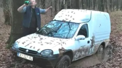 Odbjegli vozač se skrivao od policije po šumama Bilogore i u pauzi između dvije potjere pije pivo/Foto: Danica.hr