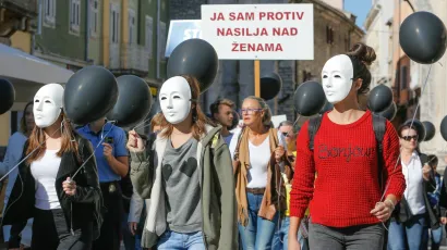 Cilj je senzibilizirati javnost o nultoj toleranciji prema nasilju nad ženama/Foto: Goran Sebelic/CROPIX (ilustracija)