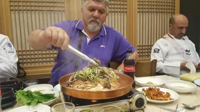 Božidar Miodragović u Seulu u Južnoj Koreji/Foto: Privatni album