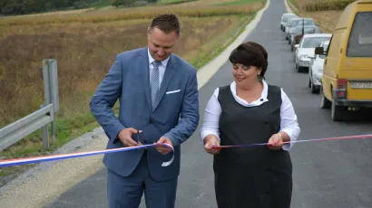 Otvorenje ceste dugačke 1,5 kilometara/ Foto: BBŽ