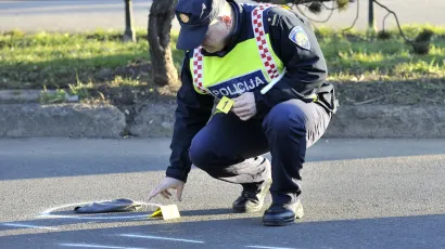 Policija je na mjestu nesreće obavila očevid/Foto: Damir Krajač/CROPIX (ilustracija)