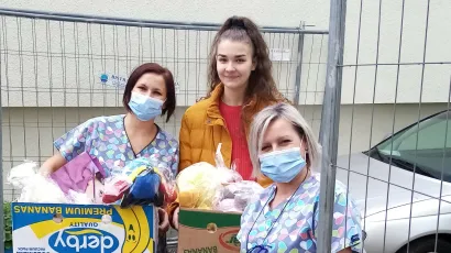 Na fotografiji: učenica Ica i sestre Snježana i Kristina/Foto: Anamarija Tuškan