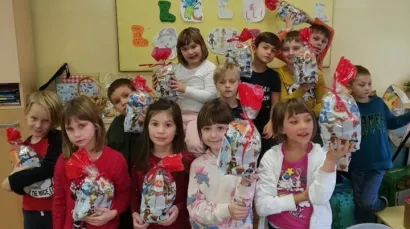 Djeca 1. razreda Češke osnovne škole J.A. Komensky bila su presretna/Foto: Romana Rašetić
