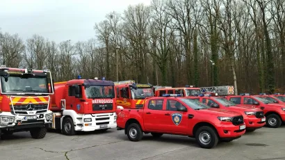 Vozila koja su dobili vatrogasci s područja BBŽ/Foto: MojPortal.hr