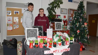 Prikupljanje sredstva i prodaja proizvoda u školi/ Foto: KTŠ Bjelovar