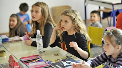 Struka je za to da djeca idu u školu po modelu A, odnosno uživo dok god je to moguće/Foto: Nikola Vilic/CROPIX 