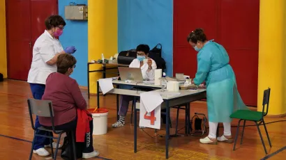 Organizacija je bila sjajna i građani su čekali samo nekoliko minuta da dođu na red/Foto: MojPortal.hr