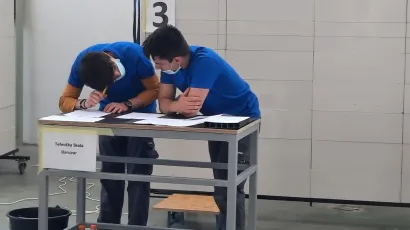 U disciplini Kućne instalacije učenici 3.s Ivan Karlo Draksler i Klario Kolar pod mentorstvom Maria Havraneka osvojili su četvrto mjesto/Foto: Tehnička škola Daruvar