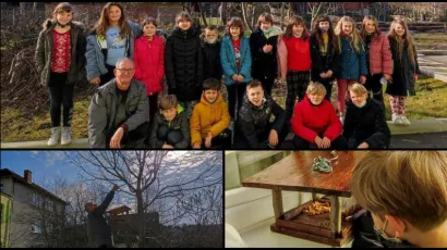 Učenici su presretni što su bili dio ove plemenite priče/Foto: OŠ Veliko Trojstvo