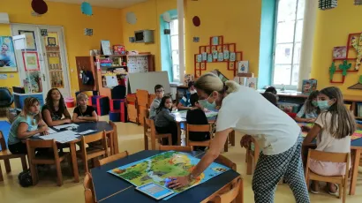 Radionica s robotima izazvala je velik interes mališana predškolske i školske dobi/Foto: Narodna knjižnica "Petar Preradović" Bjelovar<br>
